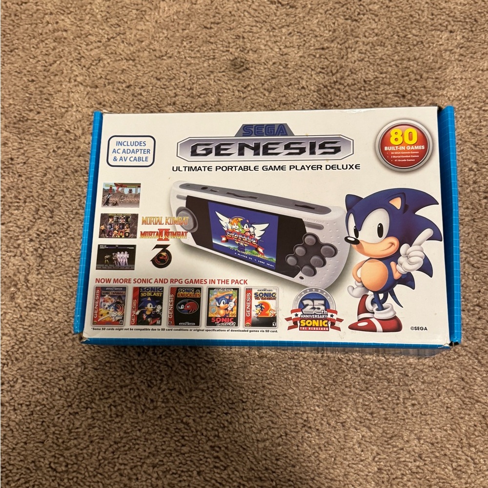 Genesis Ultimate Portable Game Player Deluxe - Black